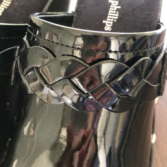 Lindsay Phillips Patent Leather clogs. 7M - Picture 8 of 8